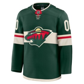 Maillot de Hockey Minnesota Wild Personnaliser Fanatics Premium 2024-25 Vert Domicile - Homme